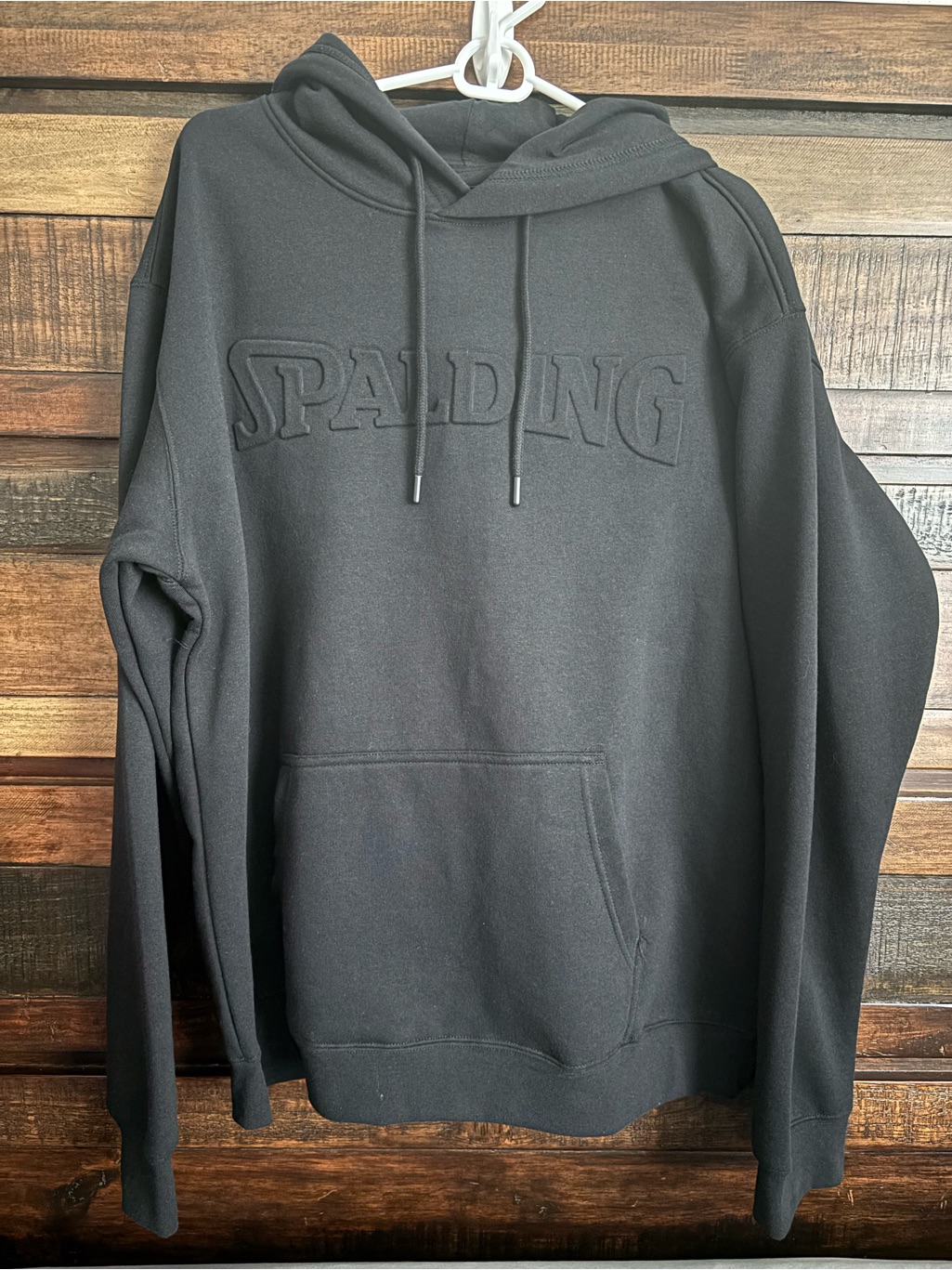 Spalding Men's Black Pullover Hoodie